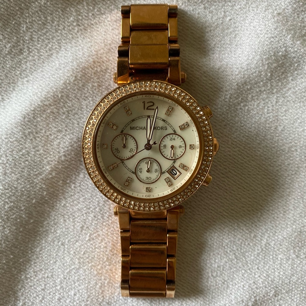 Rose gold MICHAEL KORS watch